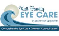 kull family eye care logo dr sean r. kull, optometrist comprehensive eye care glasses contact lenses